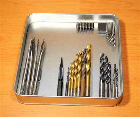 storage box for drill bits